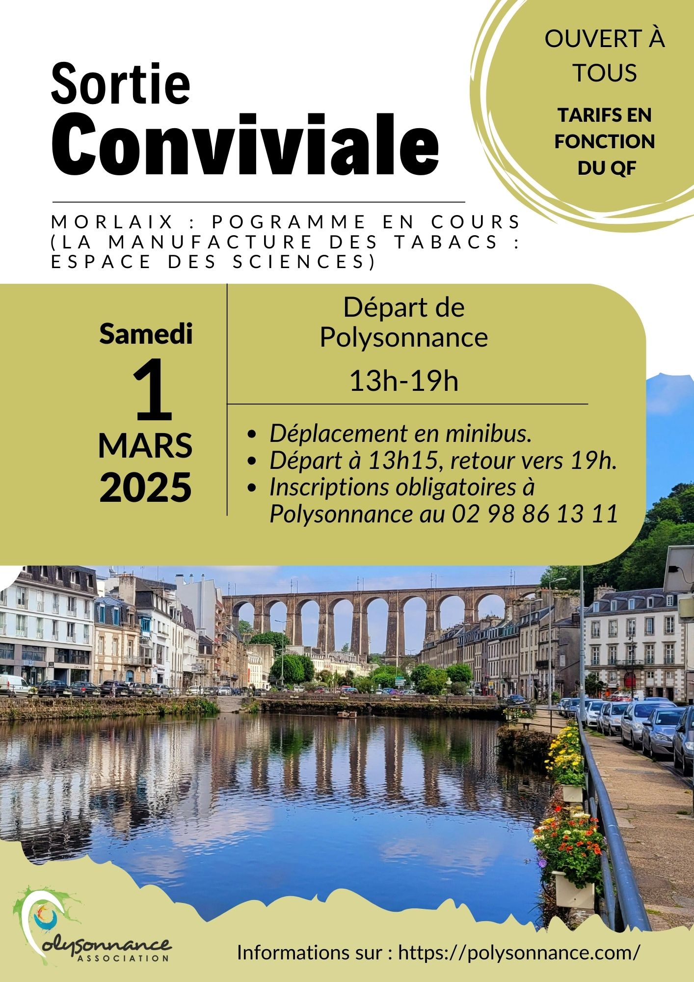 Sortie conviviale du 1er mars 2025 : programme précis à définir