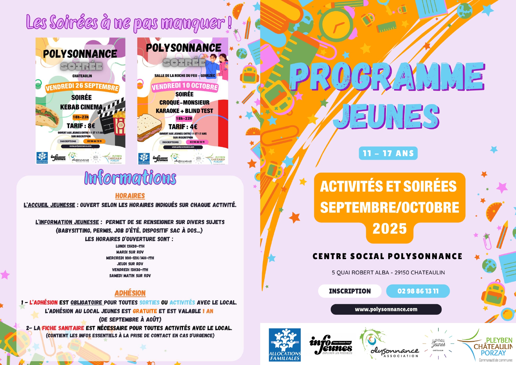 Le programme Jeunes est arrivé! Le programme Jeunes est arrivé!