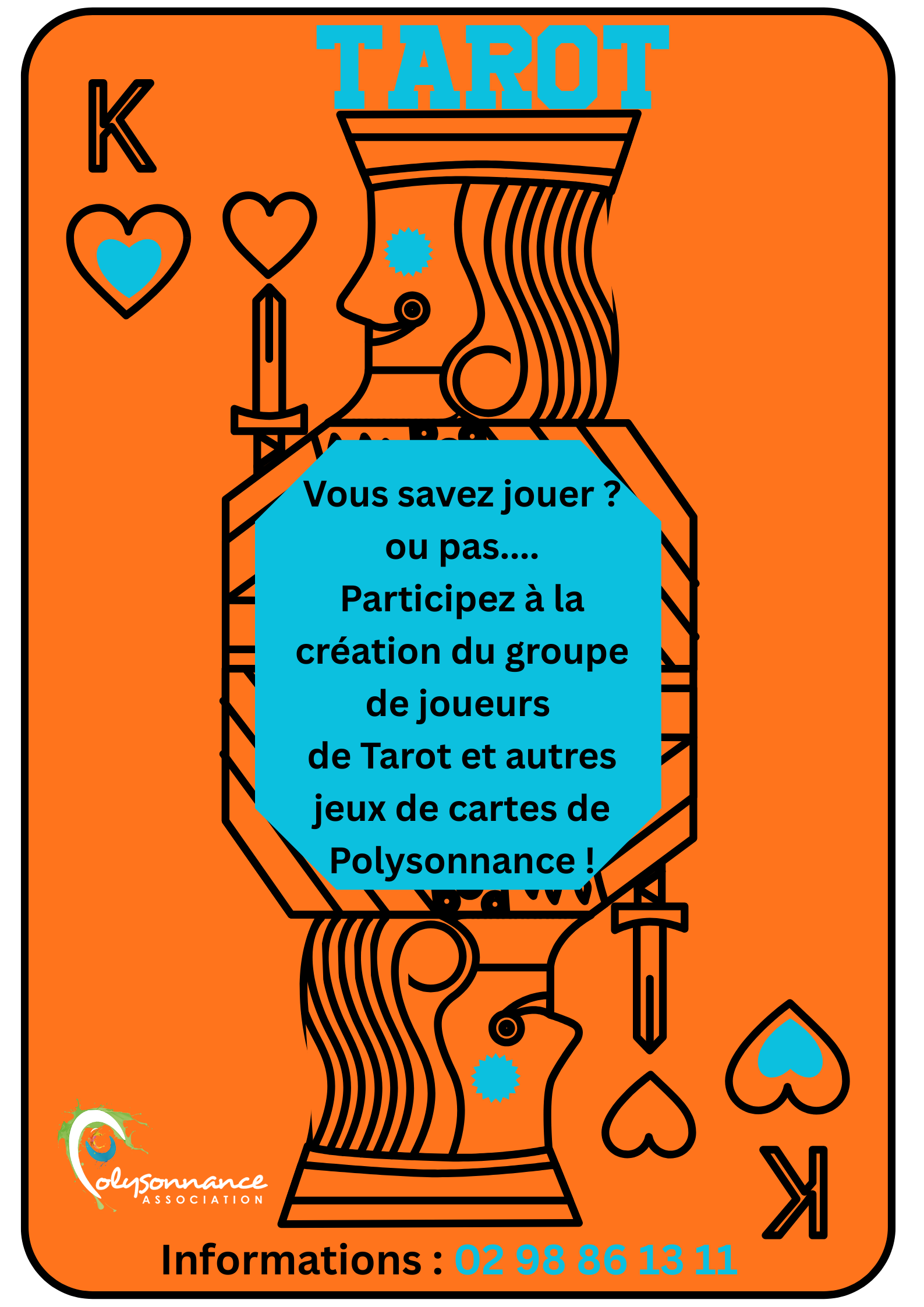 Nous n’attendons plus que vous pour battre les cartes!!
