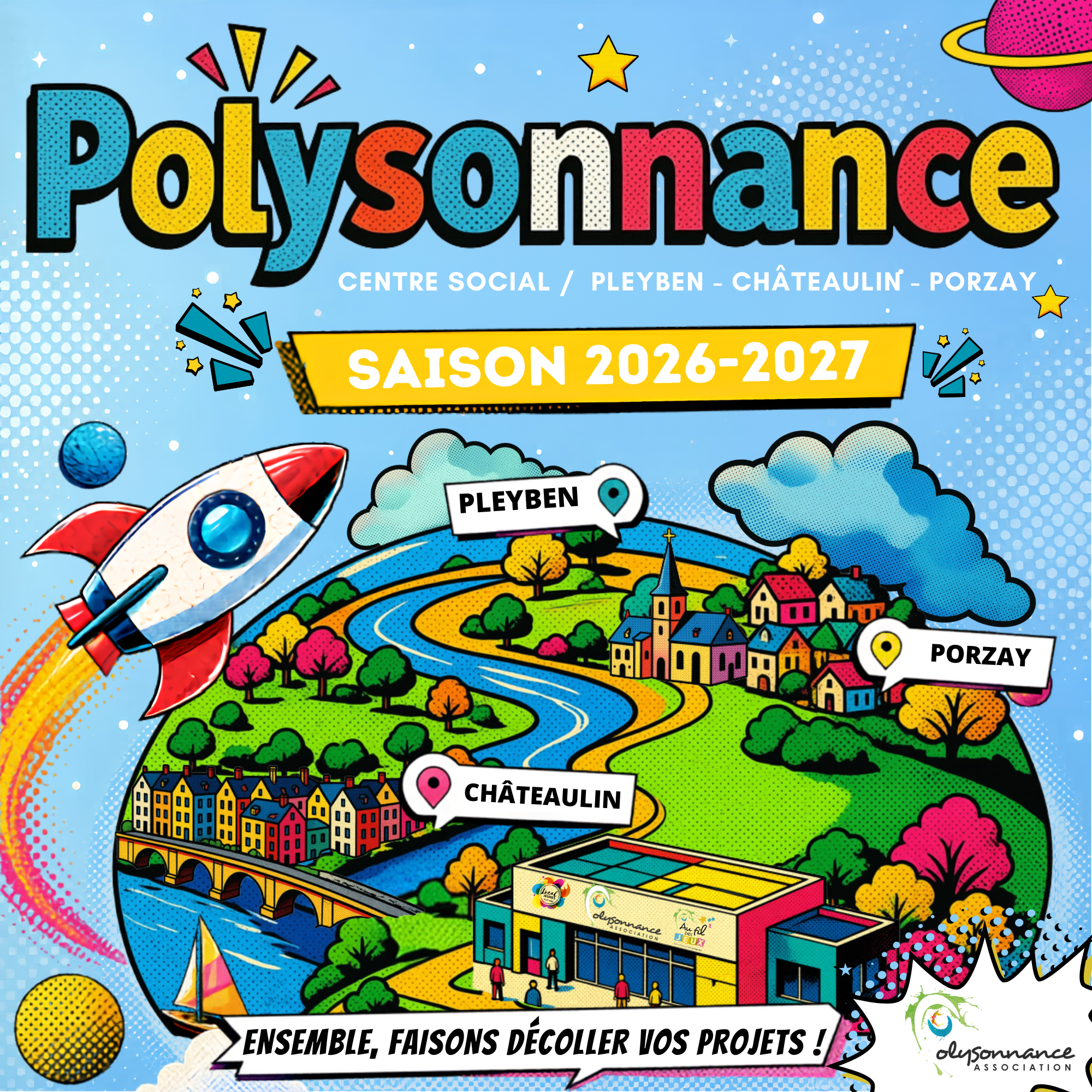 Voici la plaquette de toutes les activités de Polysonnance pour la saison 2026/2027, disponible en version papier à l&rsquo;accueil à partir du 25 août! Bel été!