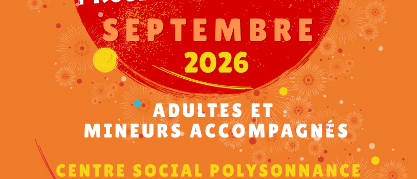 Voici le programme des sorties pour adultes et mineurs accompagnés pour la rentrée de septembre. Inscriptions à partir du 25 août à 14h à l&rsquo;accueil de Polysonnance. Info: 02 98 86 13 11. Bonnes vacances!!