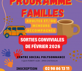 Voici le Programme des activités en famille à Polysonnance pour le mois de Février!