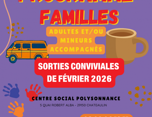 Voici le Programme des activités en famille à Polysonnance pour le mois de Février!