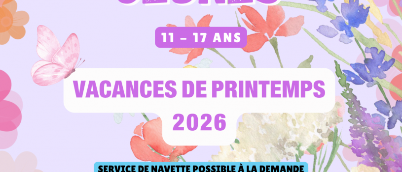 Programme pour les vacances des 11-17 ans du local jeunes de Polysonnance