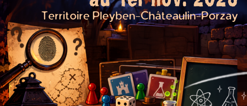 On vous attend au WEEK-END du JEU de Polysonnance du 28 octobre au 1er novembre avec de l&rsquo;étrange, de l&rsquo;effrayant, du suspens, plein de surprises et des bonbons à gogo!!!! Pour adultes et mineurs accompagnés, même les bébés!!!!! GRATUIT TOUT LE WEEK-END!!! Info: 02 98 86 13 11