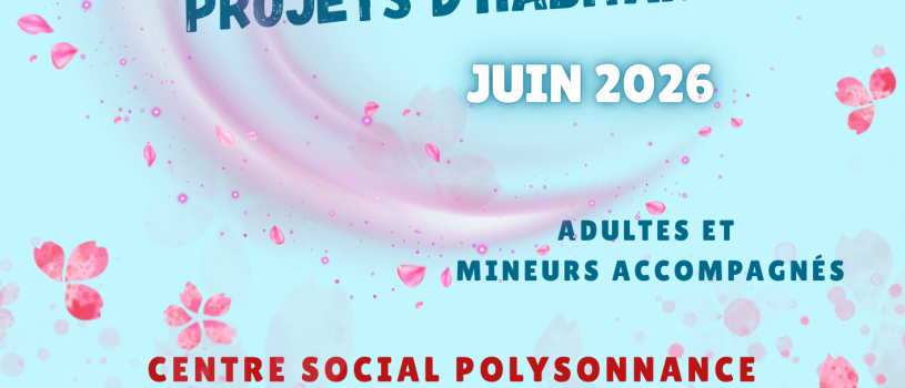 Le programme des animations et projets d&rsquo;habitants du mois de JUIN 2026 est arrivé!