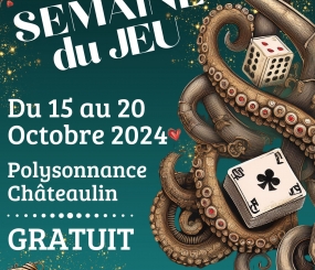 Programme de la semaine du JEU à Polysonnance du 15 au 20 octobre 2024