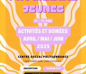 Le Programme Jeunes pour la période d’avril mai juin 2025 est sorti !