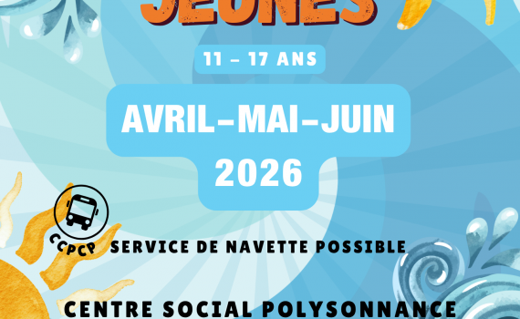 Voici le Programme du Local jeunes pour Avril, Mai et Juin 2026!