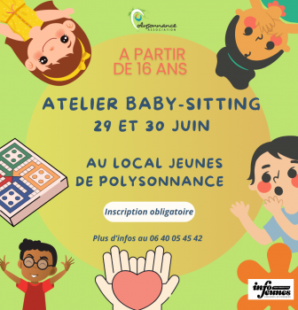 Comme chaque année, le Service Information Jeunesse propose une formation Baby-Sitting.