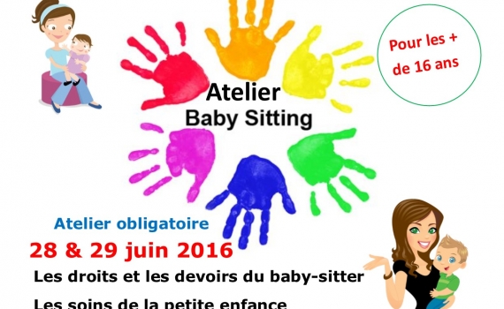 Rejoindre la liste des baby-sitters du PIJ ? Un atelier les 28 et 29 juin!