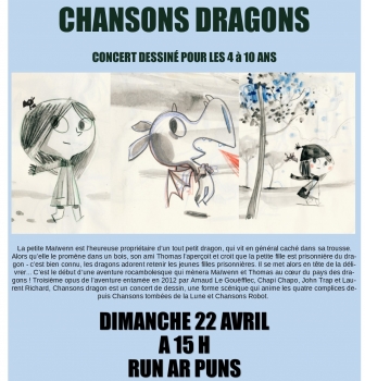 CONCERT « CHANSONS DRAGONS » DIMANCHE 22 AVRIL 15 HEURES