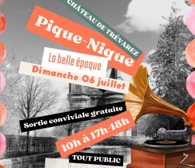 Rendez-vous dimanche 6 juillet 2025 pour remonter le temps à Trévarez: un pique-nique en belle tenue d’époque !