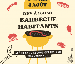 Barbecue Habitants le 4 août 2024 à Port Launay