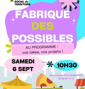 Pour Imaginer, Rêver et construire ensemble vos projets! RDV au 39 rue de la Gare à Châteaulin le samedi 6 septembre 2025 à 10h30