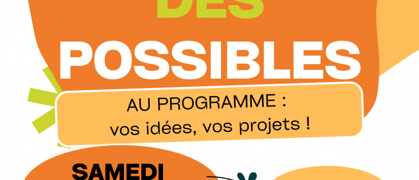 On ne s’arrête plus d’imaginer, de rêver avec vous! Prochain RDV de la Fabrique des possibles le samedi 11 octobre à 10h30 au 39 rue de la Gare