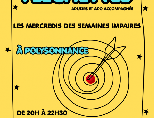 Grande Nouveauté à Poly: soirées Fléchettes!!! Pour adultes et ado accopagnés. Info et inscriptions: 02 98 86 13 11