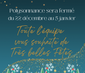 Polysonnance fait une pause hivernal du 22 décembre au 5 janvier 2026 inclus. Retour le 6 janvier 2026 à 13h30! Belles fêtes à tous!