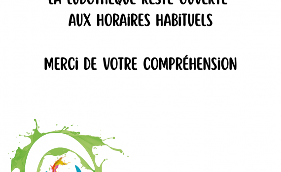 En raison des fortes chaleurs, fermeture exceptionnelle de l&rsquo;accueil de Poly l&rsquo;après-midi du mercredi 24 juin 2026. La ludothèque reste quant à elle ouverte aux horaires habituels