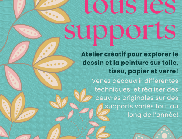 L’atelier Batik évolue et s’applique à des supports multiples et variés. Il démarre samedi 4 octobre 2025 de 10h à 12h au local jeunes de Polysonnance, 3 quai Robert Alba et s’ouvre à tous!!!