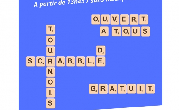 Polysonnance propose un Tournois de Scrabble