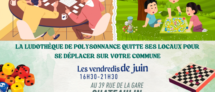 La Ludothèque en JUIN 2025