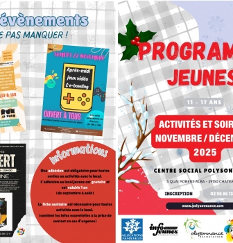 Le nouveau programme Jeunes est arrivé!!!