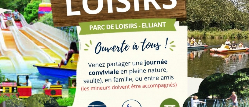 Ne manquez pas la sortie conviviale au parc de l&rsquo;Odet le SAMEDI 27 JUIN 2026, en famille, en duo ou en solo (mineurs accompagnés)!!!! Attractions en coopération et promenade en pleine nature! Que du Bonheur!!!
