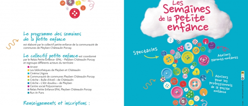 Des ateliers et des spectacles pour les enfants de 0 à 6 ans accompagnés de leurs parents du 4 mars au 10 avril 2026 avec des rdv à Polysonnance: un café pour échanger entre parents le 7 mars et un bébé Ludo musical les 6 mars et 3 avril 2026. Les inscriptions se font auprès du RPE au 02 98 81 01 76