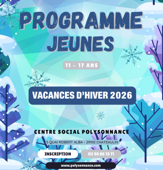 Programme des activités du Local Jeunes pour les vacances de Février 2026