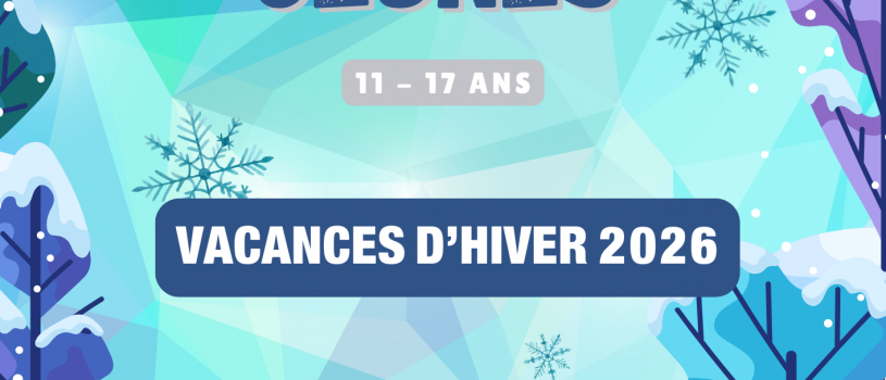 Programme des activités du Local Jeunes pour les vacances de Février 2026