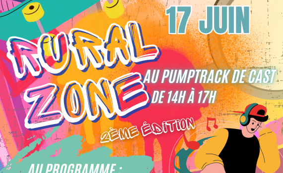 Fermeture de Polysonnance (accueil, local jeunes et ludothèque) ce mercredi 17 juin pour cause d&rsquo;animation. Rejoignez nous à Cast pour la RURAL ZONE de 14h à 17h!
