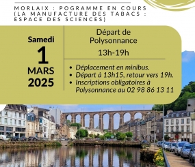 Sortie conviviale du 1er mars 2025 : programme précis à définir