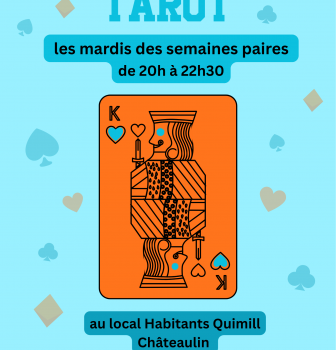 Des soirées Tarot de Folie au Local Habitants Quimill avec Polysonnance! Info et inscription au 02 98 86 13 11