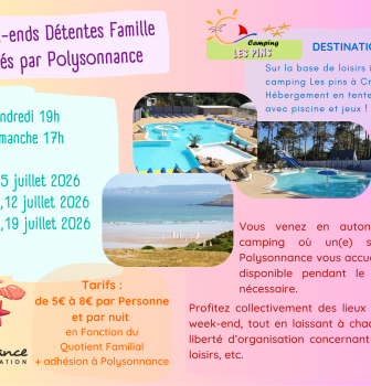 un p&rsquo;tit week-end en famille, en camping et en détente? Info: 02 98 86 13 11