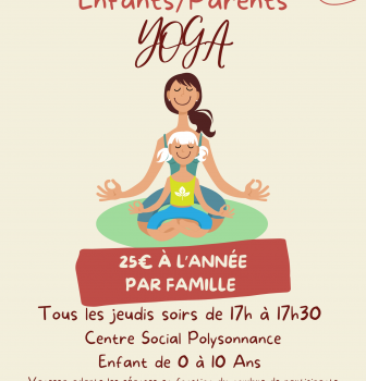 Et si on se détendait en famille? Le Yoga Enfants/Parents revient tous les jeudis à partir du 20 novembre 2025 à Polysonnance. Info et réservation au 02 98 86 13 11