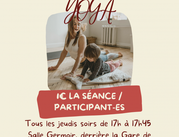 Atelier Yoga Enfant / Parent