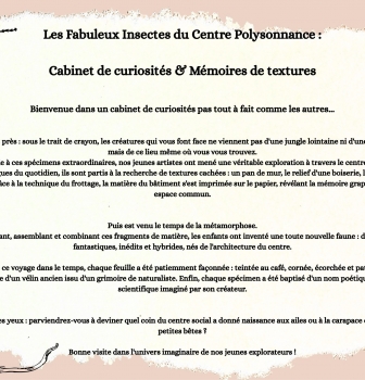 Venez parcourir Polysonnance à la découverte de son Cabinet de Curiosités spécial Halloween avec les œuvres des habitants et des élèves de l&rsquo;activité Aquarelle enfant d&rsquo;Aurélie Le Lay! Aux horaires d&rsquo;ouverture de Polysonnance! info: 02 98 86 13 11