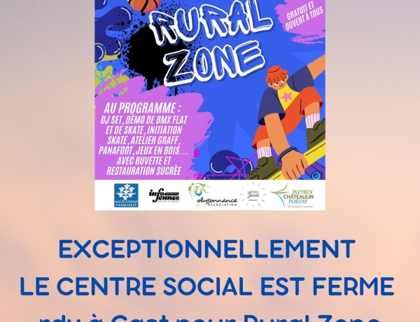 Mercredi 11 juin le secrétariat est fermé car toute l’équipe de Polysonnance est mobilisée sur l’événement RURAL ZONE à Cast.