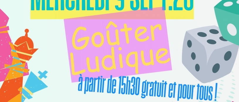 La ludothèque vous attend avec plein de surprises le mercredi 9 septembre!!!