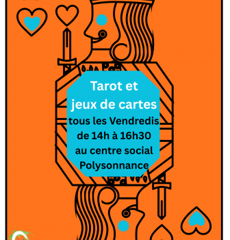 ERRATUM: Les séances de tarot se dérouleront au centre social Polysonnance. Informations et Inscriptions au 02 98 86 13 11
