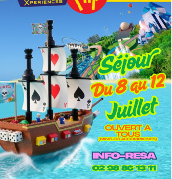 Séjour été en solo, duo ou en famille au Festival du jeu de Parthenay avec un p&rsquo;tit détour au Futuroscope de Poitiers du 8 au 12 juillet 2026! Info: 02 98 86 13 11
