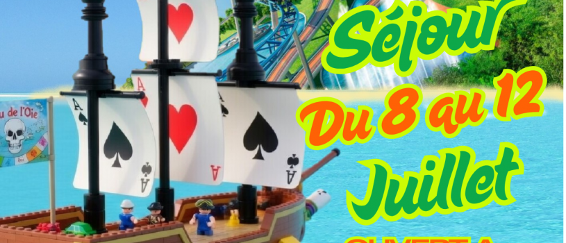 Séjour été en solo, duo ou en famille au Festival du jeu de Parthenay avec un p&rsquo;tit détour au Futuroscope de Poitiers du 8 au 12 juillet 2026! Info: 02 98 86 13 11