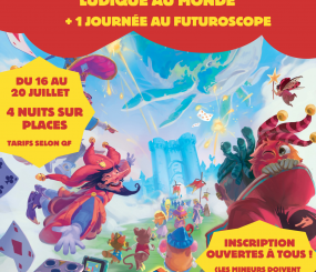 Séjour au Festival Ludique International de Parthenay du 16 au 20 juillet 2025