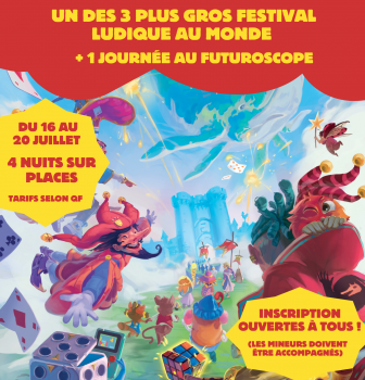 Séjour au Festival Ludique International de Parthenay du 16 au 20 juillet 2025