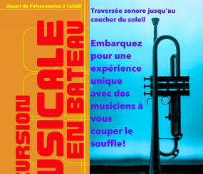 Sortie à ne pas manquer le samedi 6 juin: excursion musicale en bateau en rade de Brest! info: 02 98 86 13 11