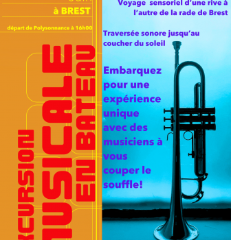 Sortie à ne pas manquer le samedi 6 juin: excursion musicale en bateau en rade de Brest! info: 02 98 86 13 11