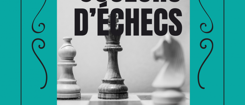 Venez découvrir notre Club d&rsquo;échecs le samedi matin à la Ludothèque. Inscriptions: 02 98 86 13 11