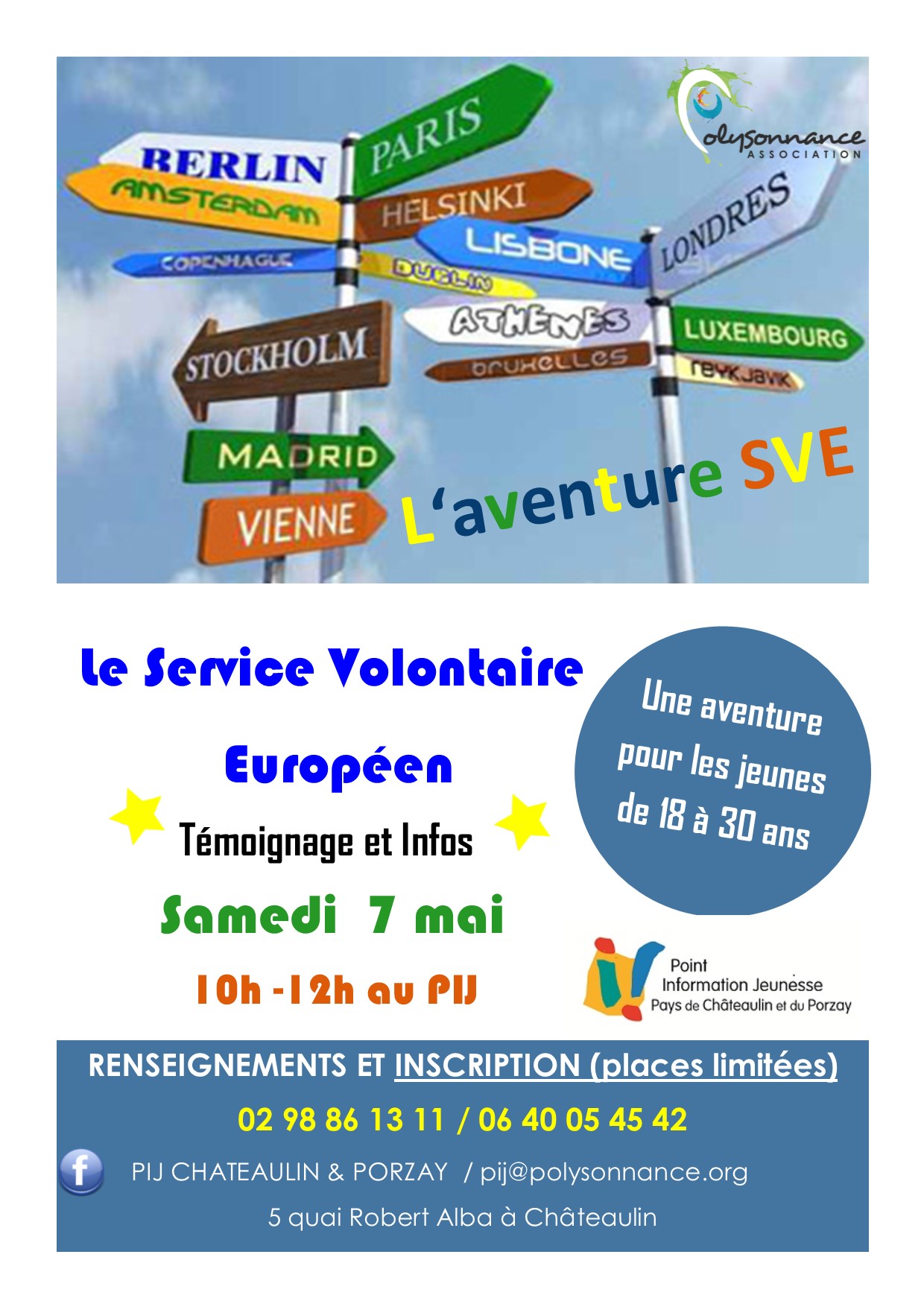 Atelier sur le Service Volontaire Européen : une aventure à vivre pour les 18-30 ans