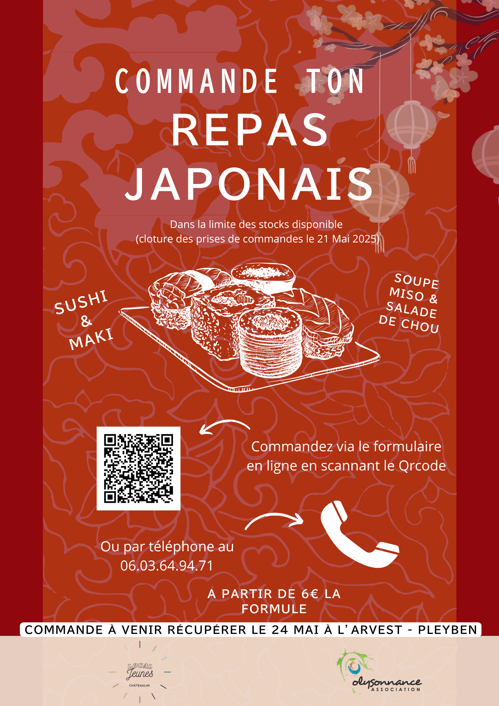 Sushi et Maki avec le Local Jeunes Espace jeunes Chateaulin de Polysonnance